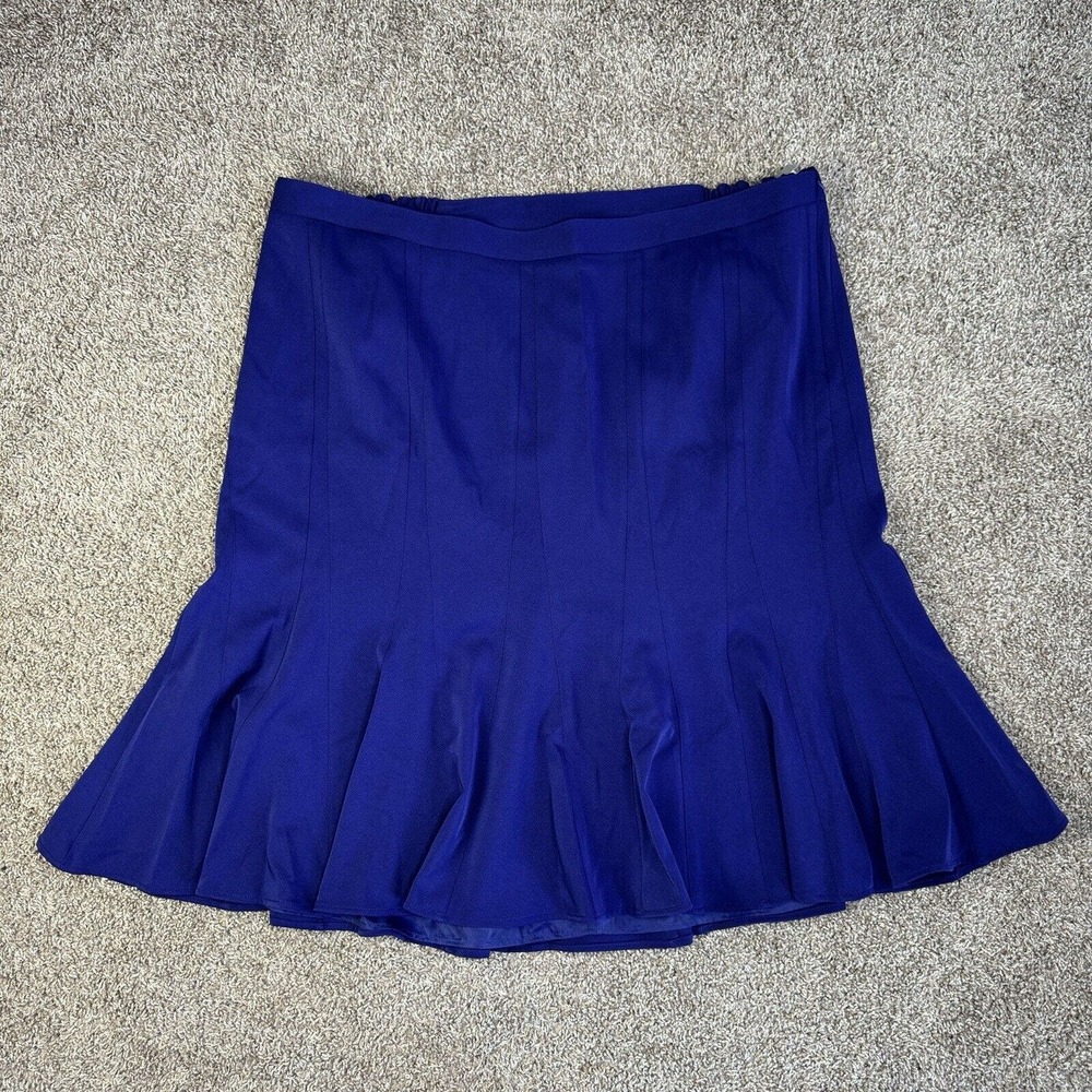 Added Dimensions Skirt by Catherines 4X Ruffle Stretch Waist Purple